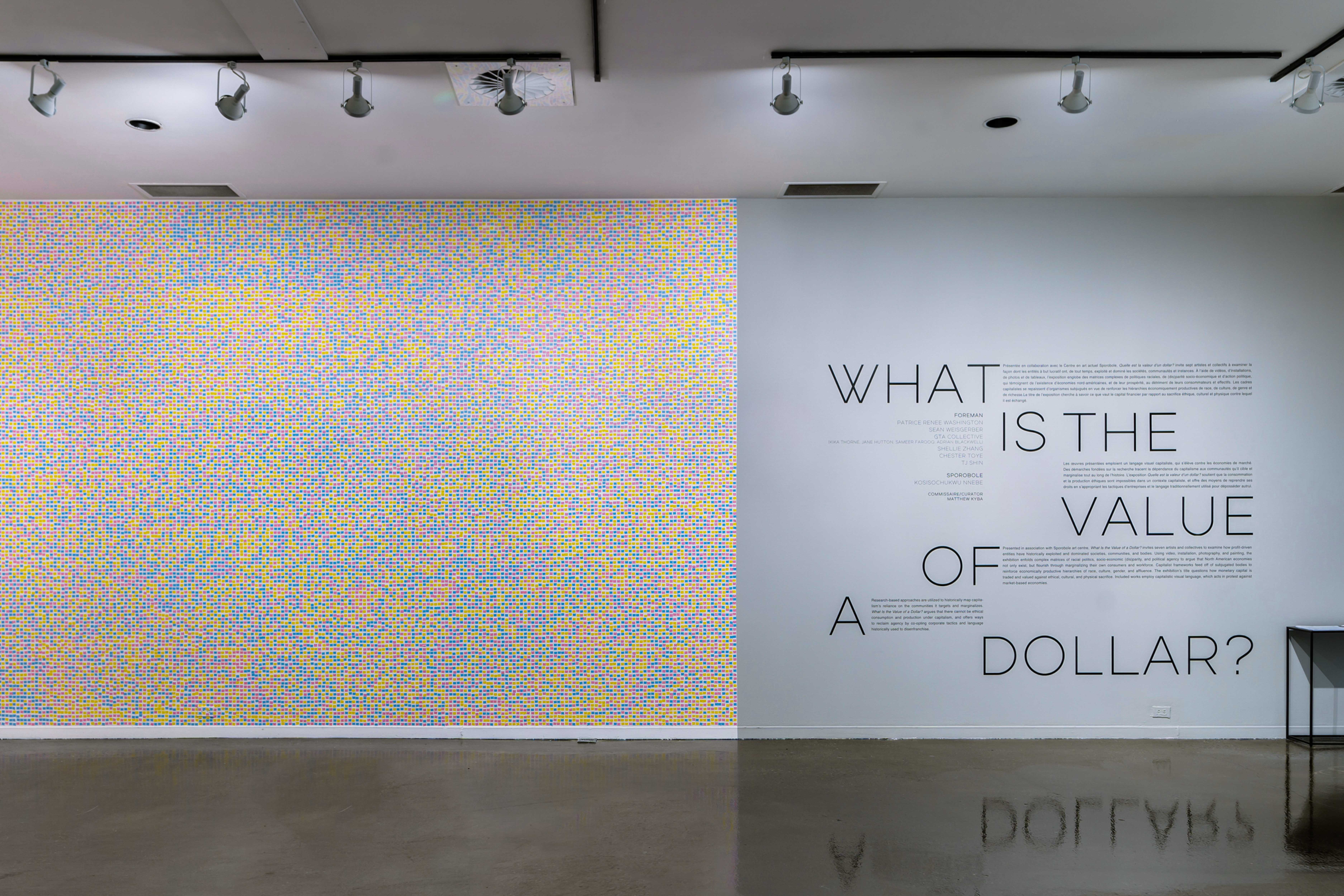 Exhibition - What is the Value of a Dollar? | Sean Weisgerber